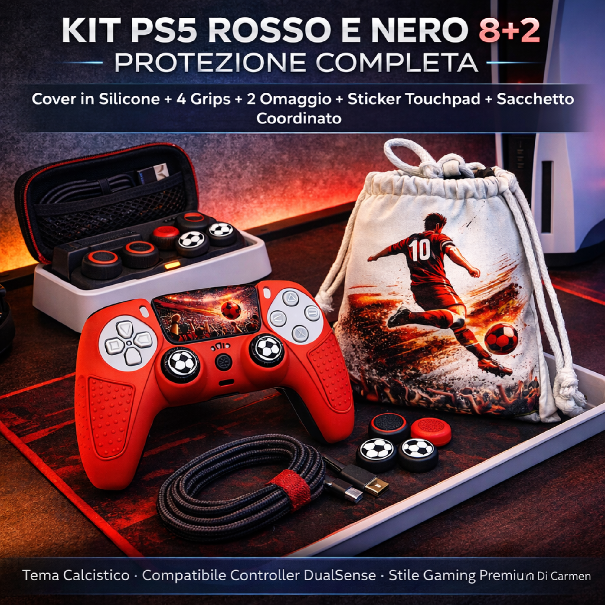 Kit Cover PS5 Milan Edition - immagine 8